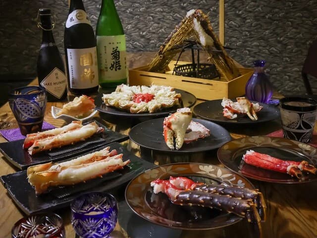Katsu Kani no Hanasaki: ужин с камчатским крабом