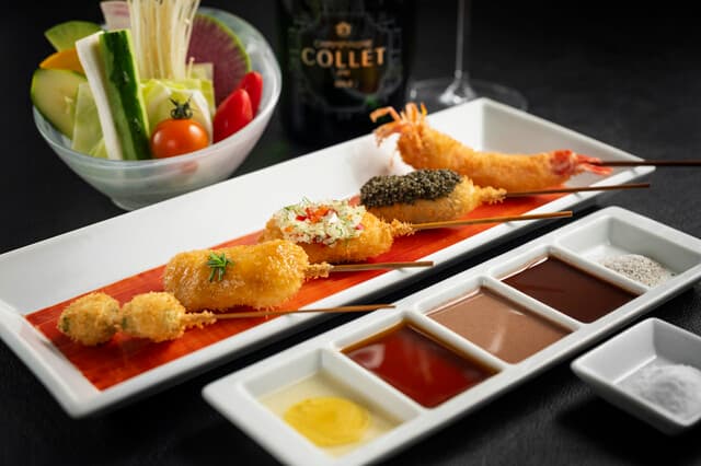 Ginza Rokukakutei Ginza ten: изысканные кусиагэ в формате омакасэ
