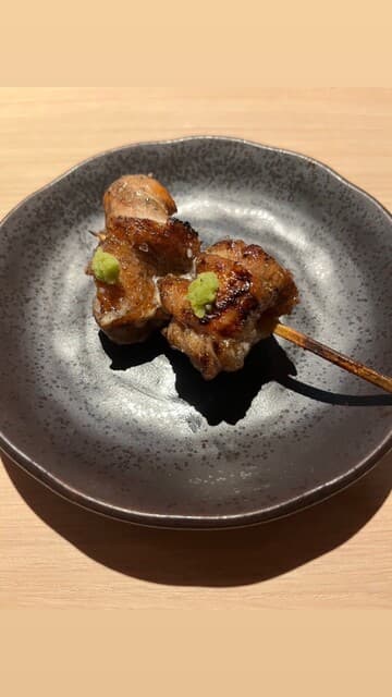 Yakitori 58: якитори из курицы Косю на углях