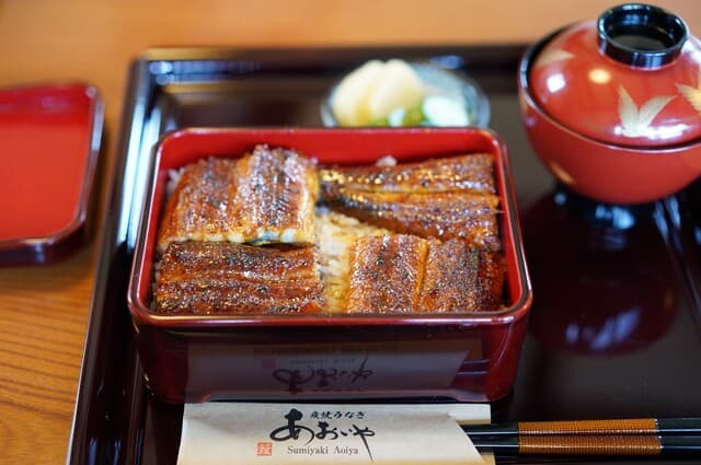 Sumiyaki Unagi Aoiya: угорь на углях по-кансайски