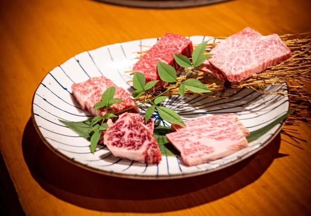 Sumibi Yakiniku Gorou Nagarekawa ten: вагю на углях бинтётан