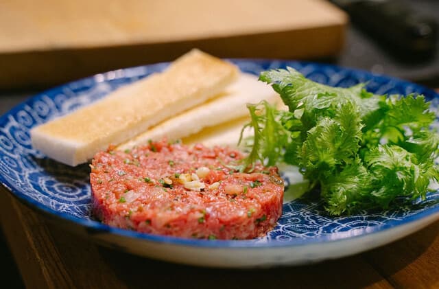 Kiyoki: говядина Kinoshita и овощи на гриле