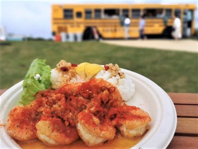 HARRY'S Shrimp Truck: гавайские креветки с чесноком