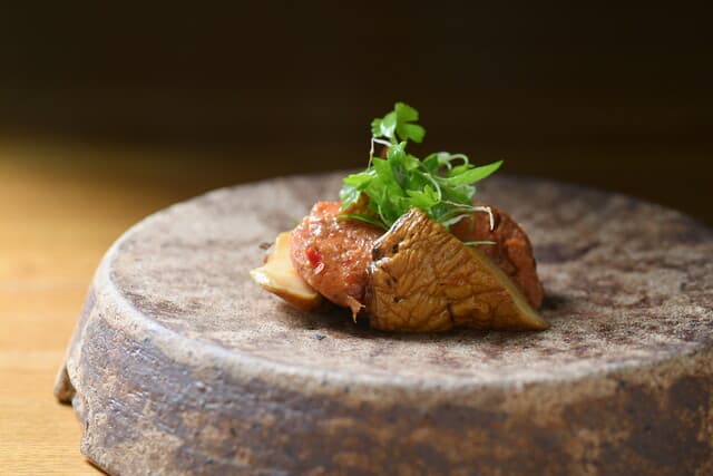 La Stalla: деревенская итальянская кухня, омакасэ за стойкой